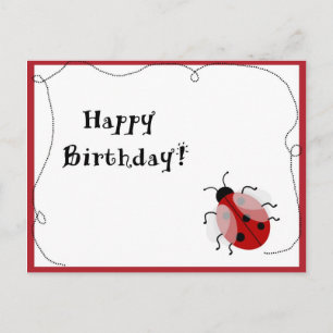 Carte Postale Lady Bug Post Card