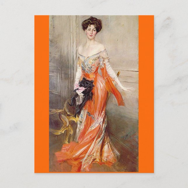 Carte Postale Lady Decides - Boldini (Devant)