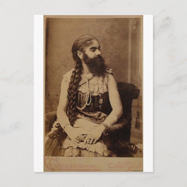 Carte Postale Lady hardie (Devant)