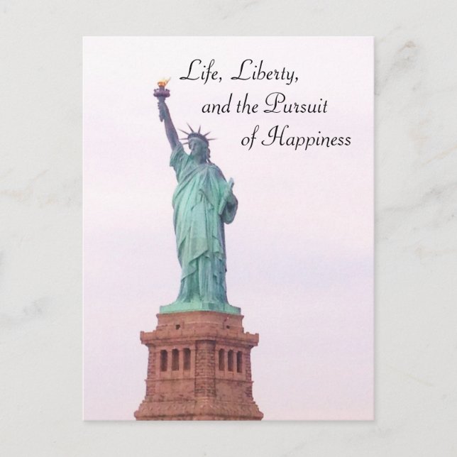 Carte Postale Lady Liberty (Devant)