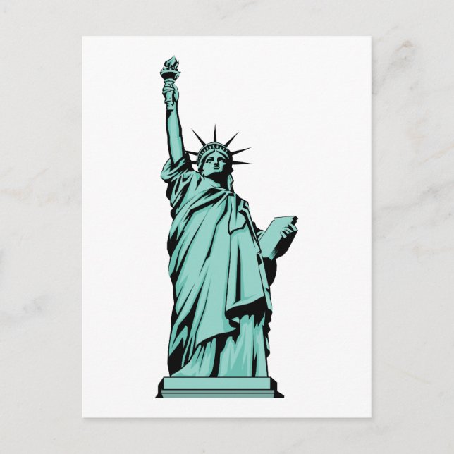 Carte Postale Lady Liberty (Devant)