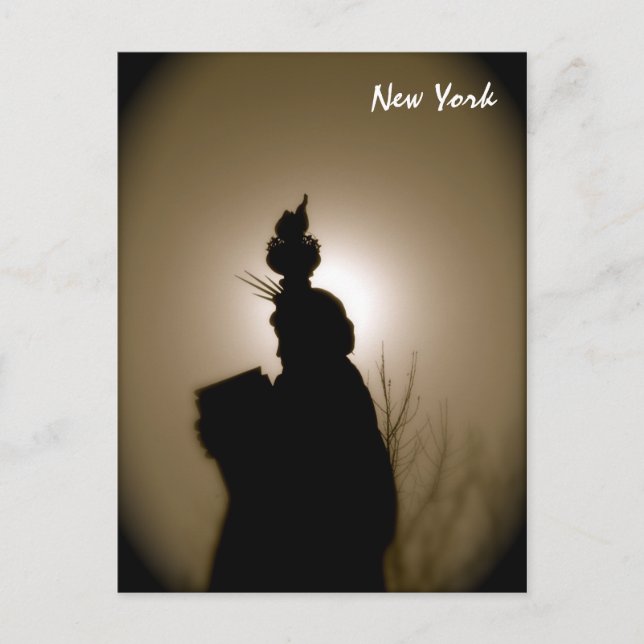 Carte Postale Lady Liberty dans toute sa gloire (Devant)