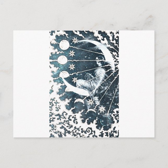 CARTE POSTALE LADY LUNA (Devant)