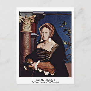 Carte Postale Lady Mary Guildford Par Hans Holbein Le Jeune