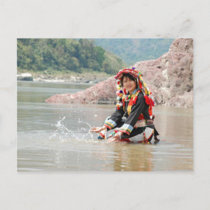Carte Postale Lady Padaung