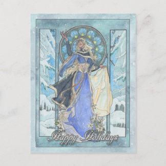 Carte postale Lady Snowflake