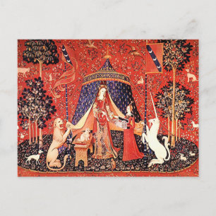 Carte Postale "Lady & the Unicorn"