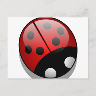 Carte Postale Ladybug