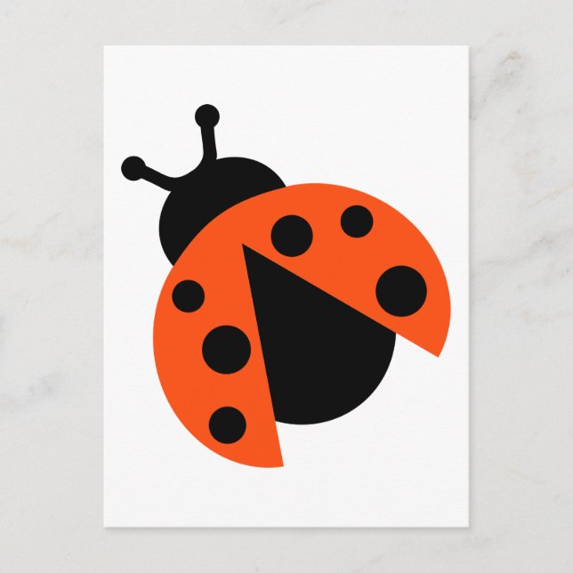 Carte Postale Ladybug ladybird (Devant)