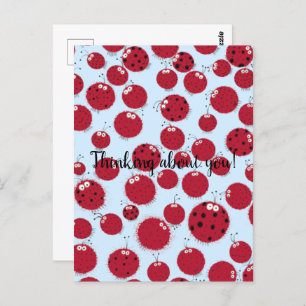 Carte Postale Ladybug Shindig