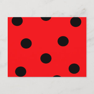 Carte postale Ladybug Spots