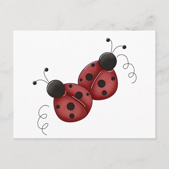 Carte Postale Ladybugs (Devant)