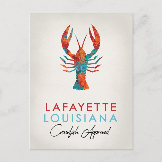 Carte Postale Lafayette Louisiane (Devant)