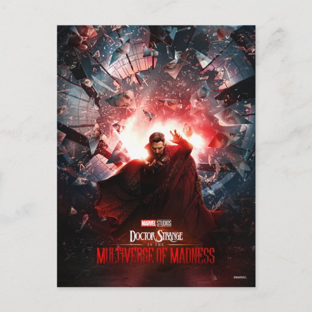 Carte Postale L'affiche du Docteur Strange dans le multivers de  (Devant)