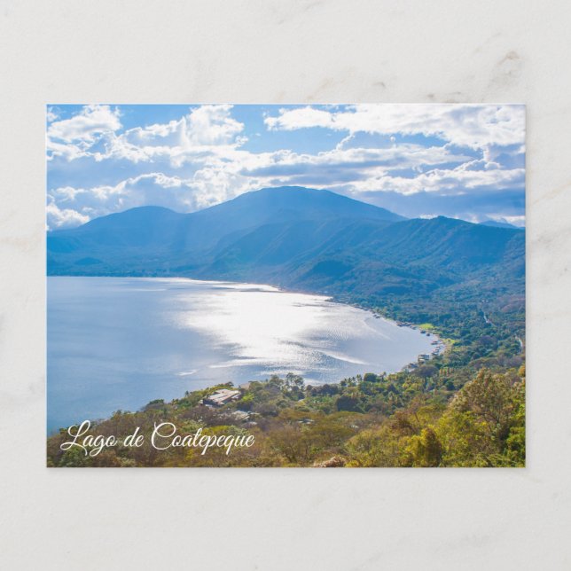 Carte Postale Lago de Coatepeque, El Salvador (Devant)
