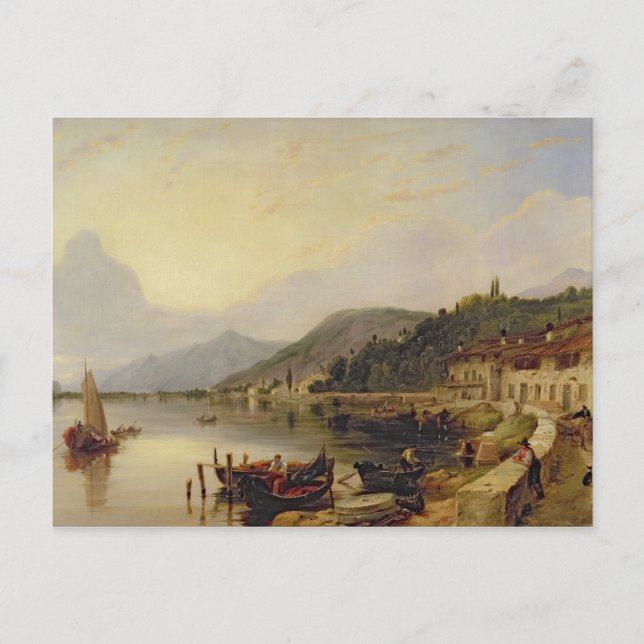 Carte Postale Lago d'Iseo, Italie (Devant)