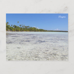 Carte Postale Lagon bleu de Rangiroa