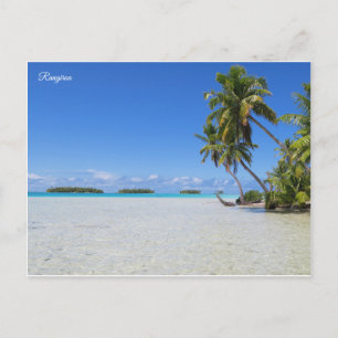 Carte Postale Lagon bleu de Rangiroa