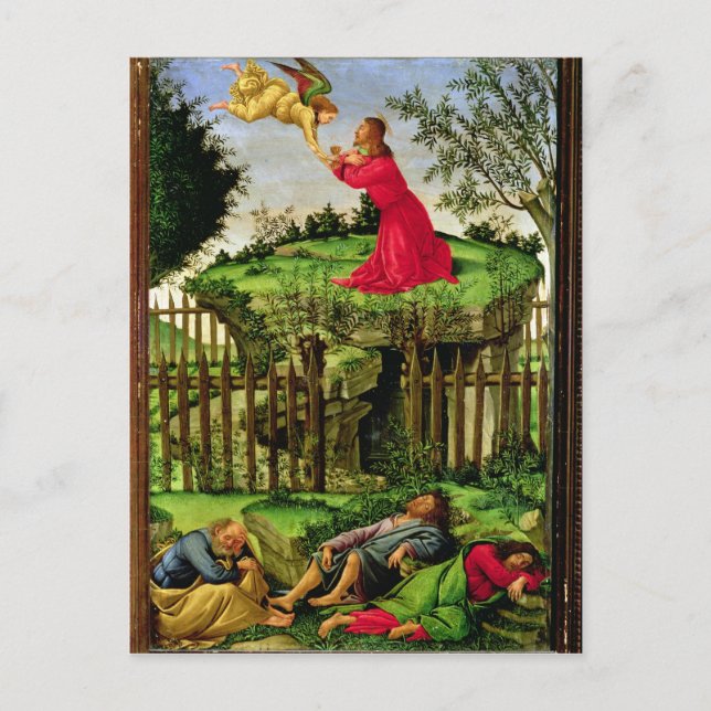 Carte Postale L'agonie dans le jardin, c.1500 (Devant)