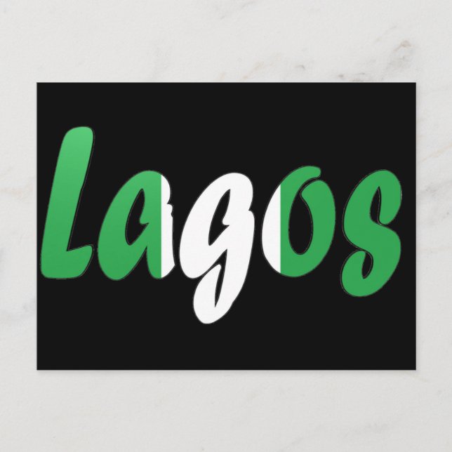 Carte Postale Lagos, Nigeria (Devant)