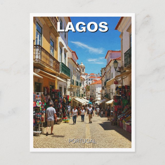Carte Postale Lagos Portugal Travel (Devant)