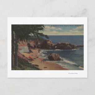 Carte Postale Laguna Beach, CA - Shelter Cove on Coast