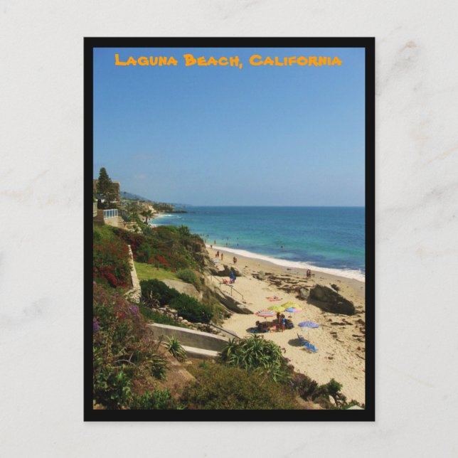 Carte Postale Laguna Beach, Californie (Devant)