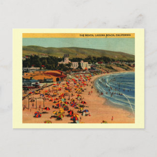 Carte Postale Laguna Beach, Californie Vintage