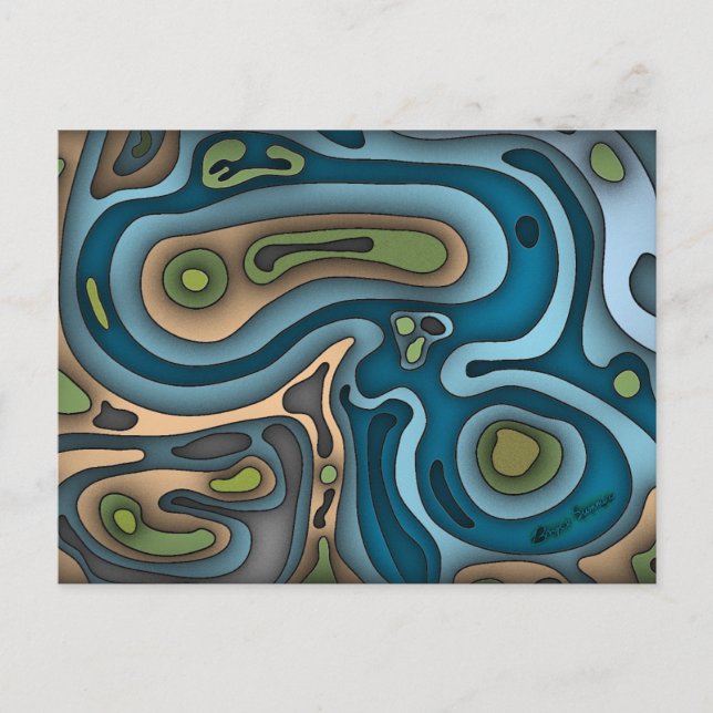 Carte Postale Lagune, 2023 (Devant)