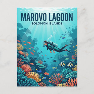 Carte Postale Lagune de Marovo Îles Salomon