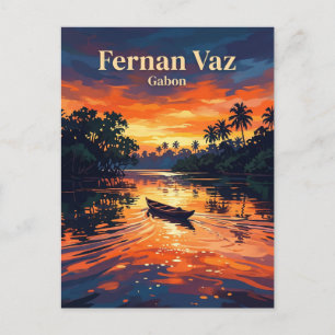 Carte Postale Lagune Fernan Vaz Gabon