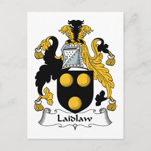 Carte Postale Laidlaw Famille Crest