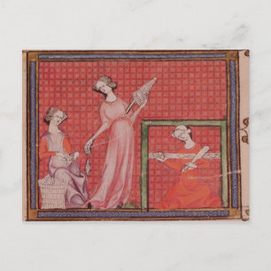 Carte Postale Laine de filature pour femmes