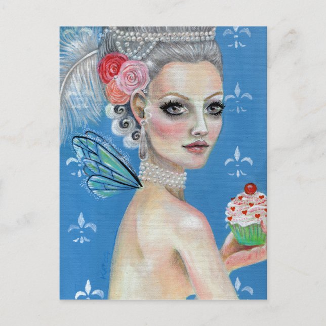 Carte Postale Laissez-les manger du gâteau (Devant)