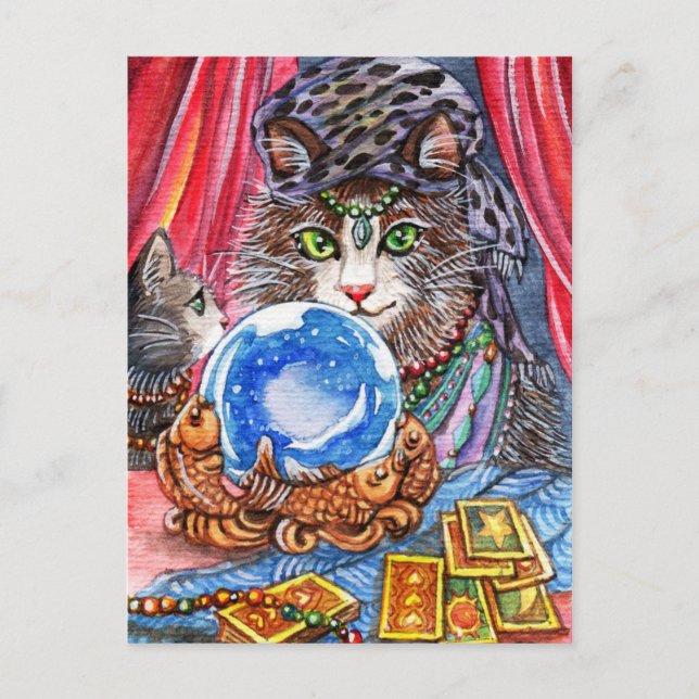 Carte Postale Laissez-moi dire votre fortune (Devant)