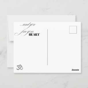 Carte Postale Laissons tomber la colère - Citation de Bouddha Mi