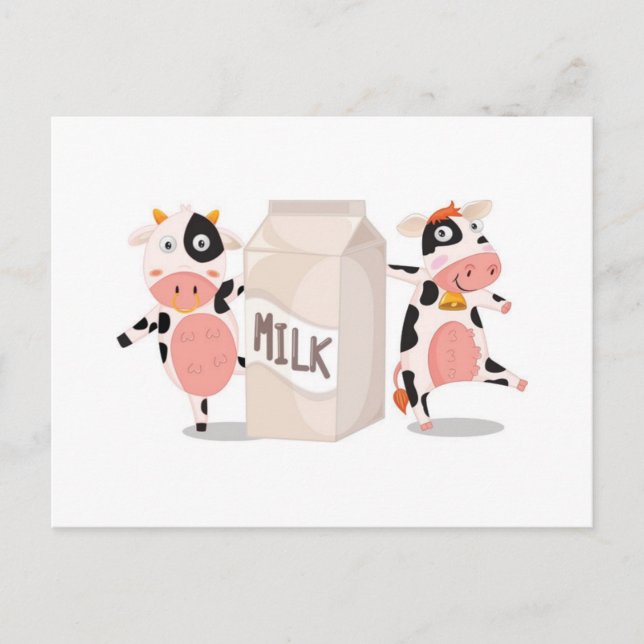 Carte Postale Lait (Devant)