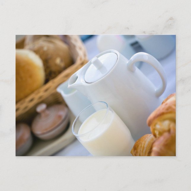 Carte Postale Lait et boulangerie (Devant)