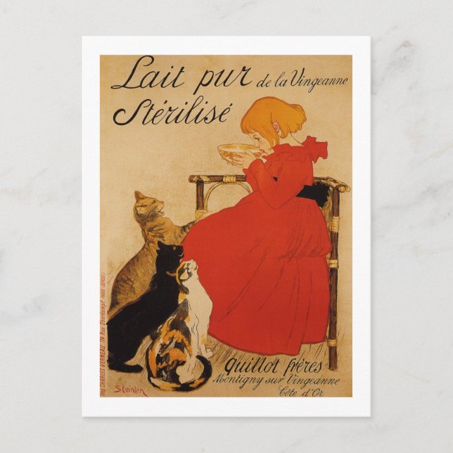 Carte Postale Lait Pur de la Vingeanne Sterilize (Devant)