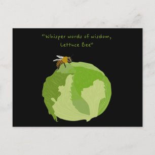 Carte Postale Laitue Bee