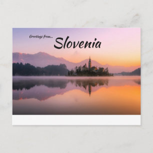 Carte postale Lake Bled Slovénie