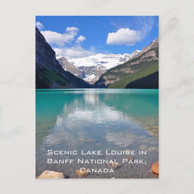 Carte Postale Lake Louise dans le parc national Banff (Devant)
