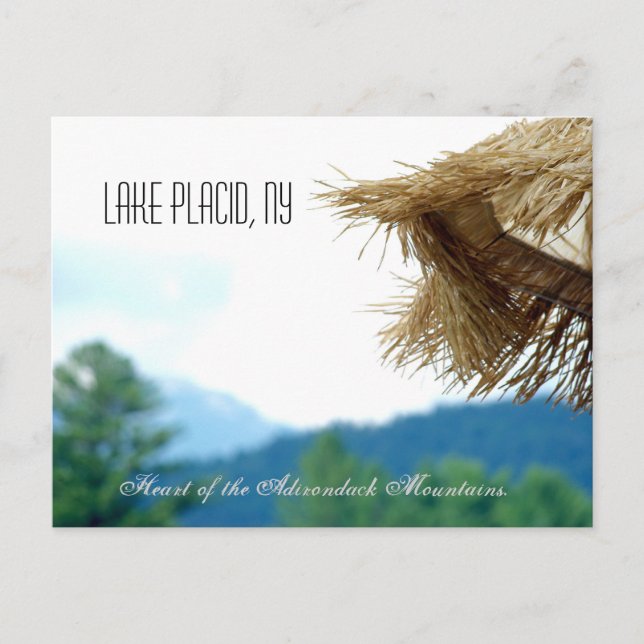 Carte postale Lake Placid (Devant)