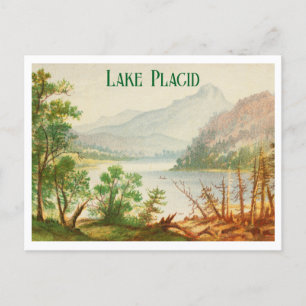 Carte Postale Lake Placid New York Paysage Vintage