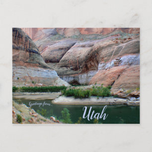 Carte Postale Lake Powell Rocks Canyon Utah
