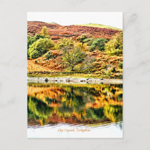 CARTE POSTALE LAKE REFLECTIONS WALES UK