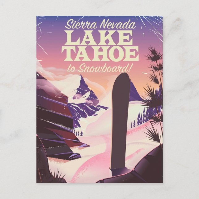 Carte Postale Lake Tahoe Sierra Nevada USA Poster d'affiche (Devant)
