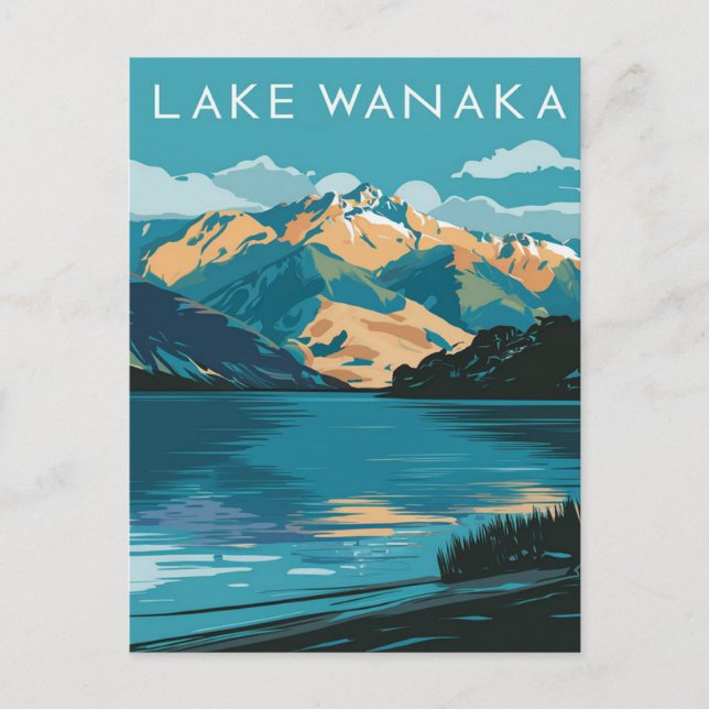 Carte Postale Lake Wanaka New Zealand Travel (Devant)