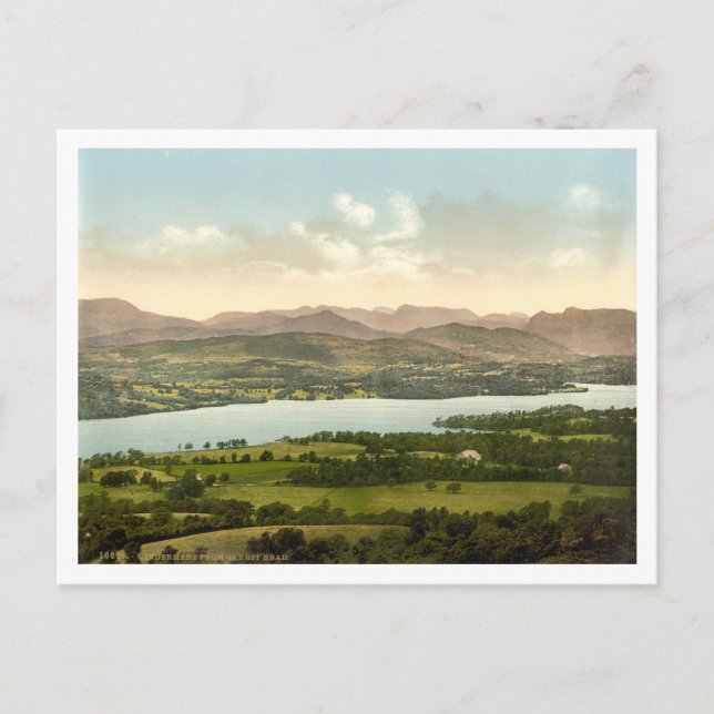 Carte Postale Lake Windermere I, Lake District, Cumbria, Anglete (Devant)
