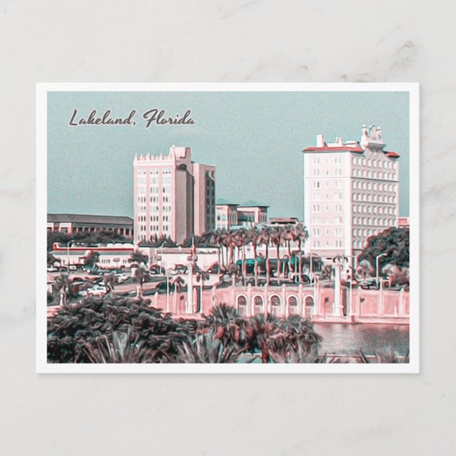 CARTE POSTALE LAKELAND FLORIDA (Devant)